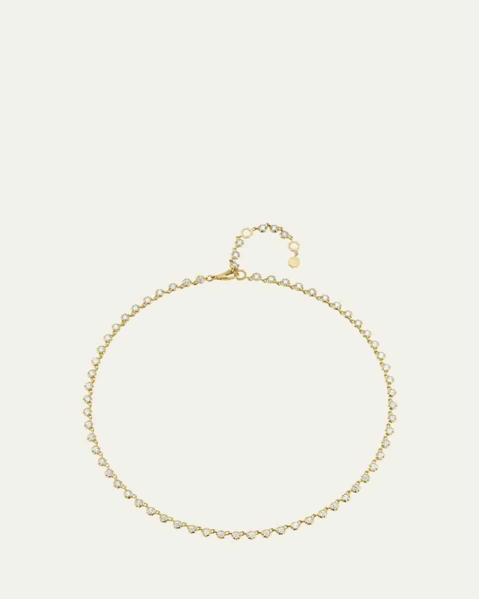 Large Sophisticate Diamond Choker Necklace